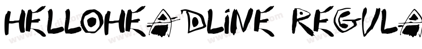 HelloHeadline Regula字体转换